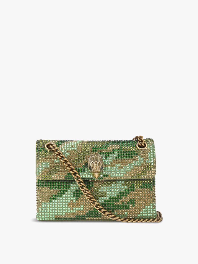 Kurt Geiger London Fabric Mini Kensington Bag - Green / Other