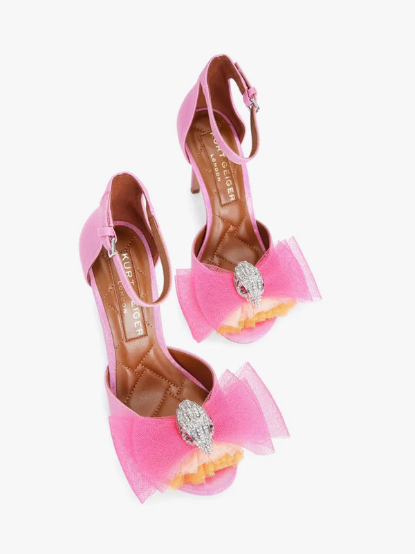 Kurt Geiger London Kensington Bow Sandal - Pink Comb