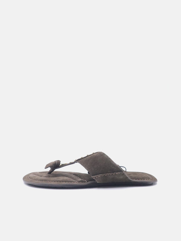 Zara Suede Sandals - Brown