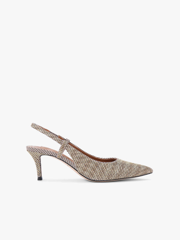 Kurt Geiger London Belgravia Slingback Court Heels - Beige