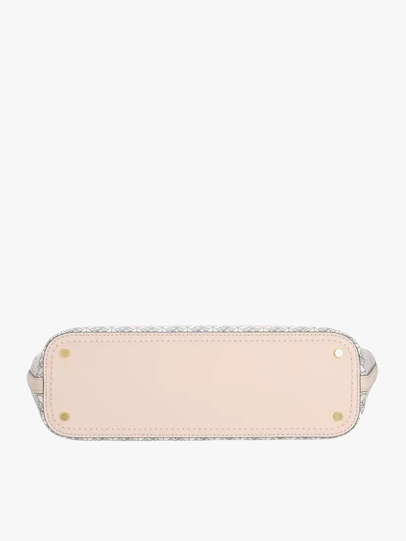 Tory Burch Geo Logo Mini Zip Tote Bag - Dusted Blush / Multi