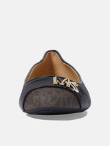 Michael Kors Jilly Faux Leather Ballet Flat - Brown