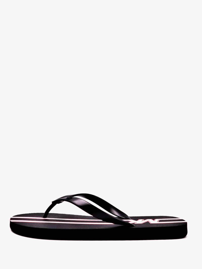 Michael Kors MK Print Flip Flop - Black