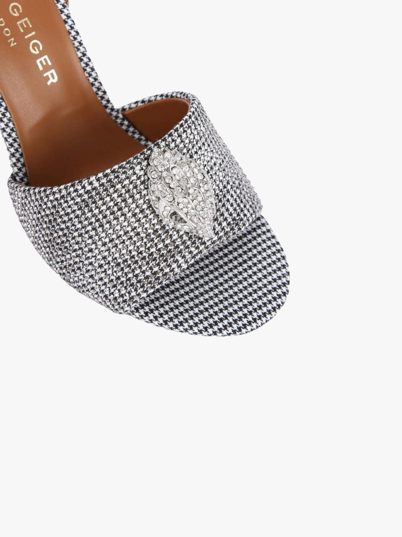 Kurt Geiger Fabric Kensington Sandal - Silver