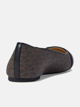 Michael Kors Jilly Faux Leather Ballet Flat - Brown