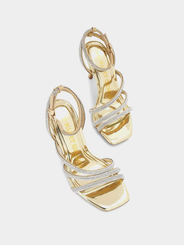 KG Kurt Geiger Savanna Heels - Gold