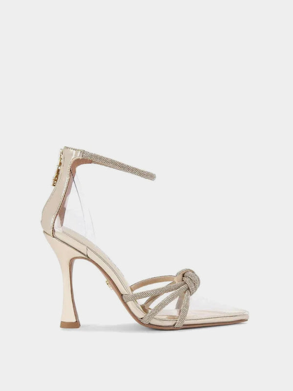 KG Kurt Geiger Ava Crystal Heels - Gold