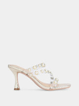 KG Kurt Geiger Sierra Flared Heels - Gold (Defected)