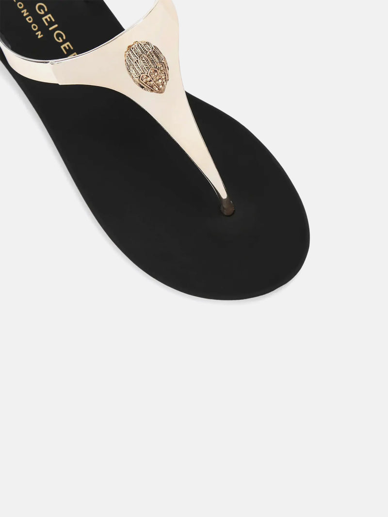 Kurt Geiger London Maddison T-Bar - Gold