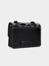 Kurt Geiger London Micro Drench Kensington Bag - Black White