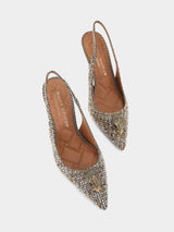 Kurt Geiger London Belgravia High Sling Heel - Beige Combination