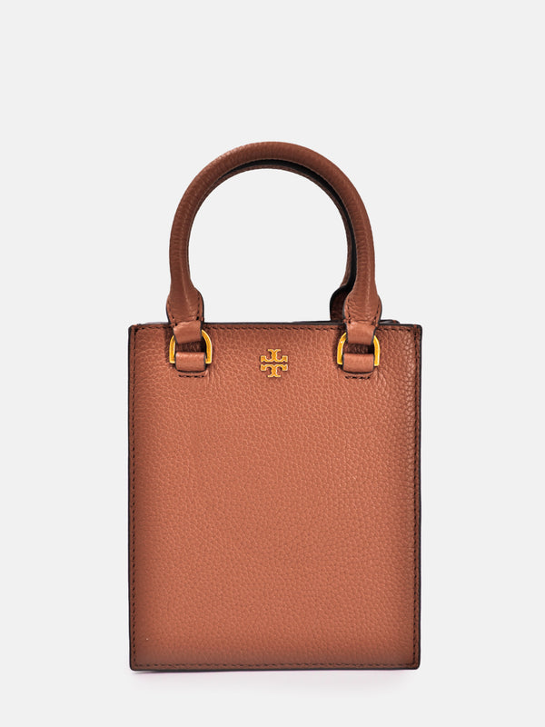 Tory Burch Blake Mini Shopper - Bourbon / Cornbread