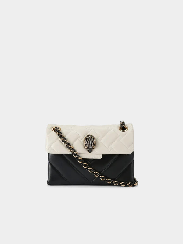 Kurt Geiger London Mini Kensington Bag - Black White