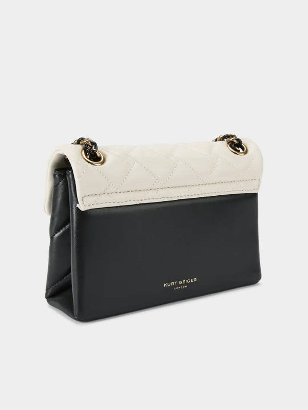 Kurt Geiger London Mini Kensington Bag - Black White