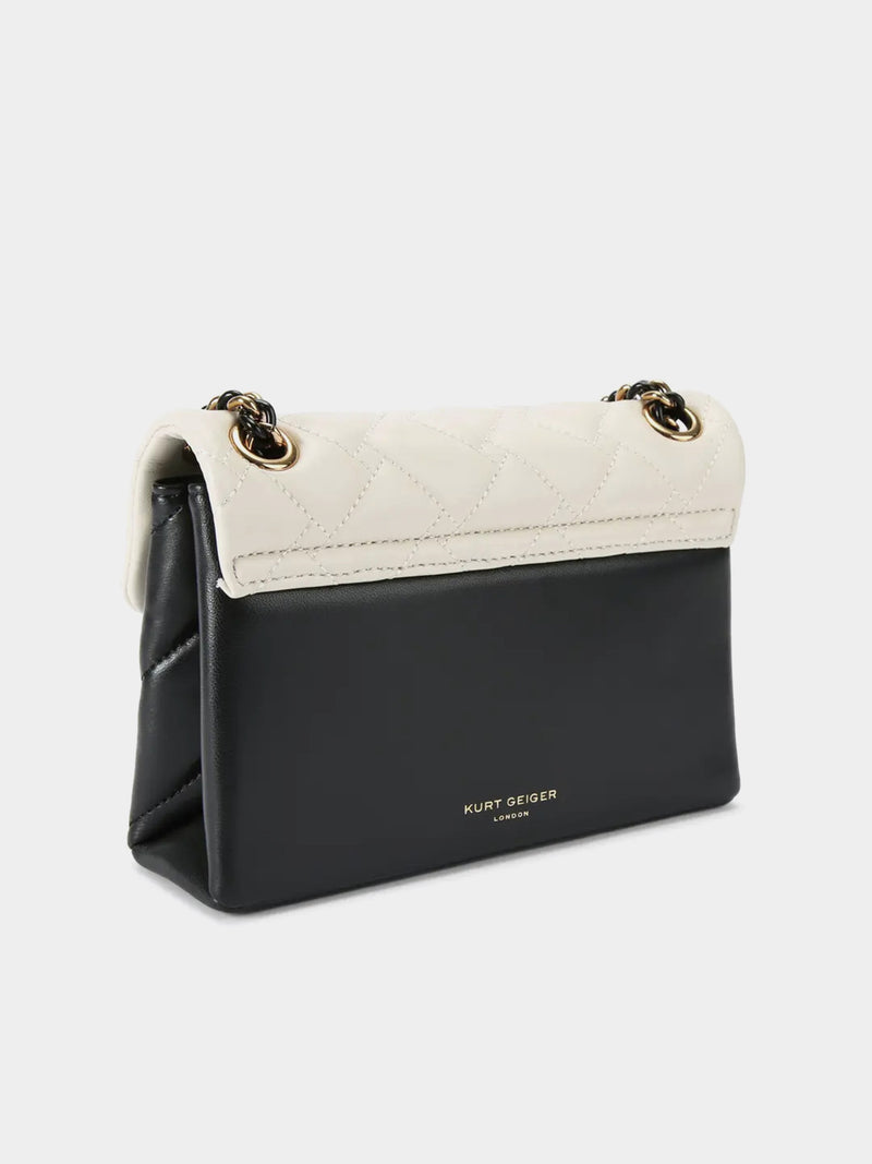 Kurt Geiger London Mini Kensington Bag - Black White