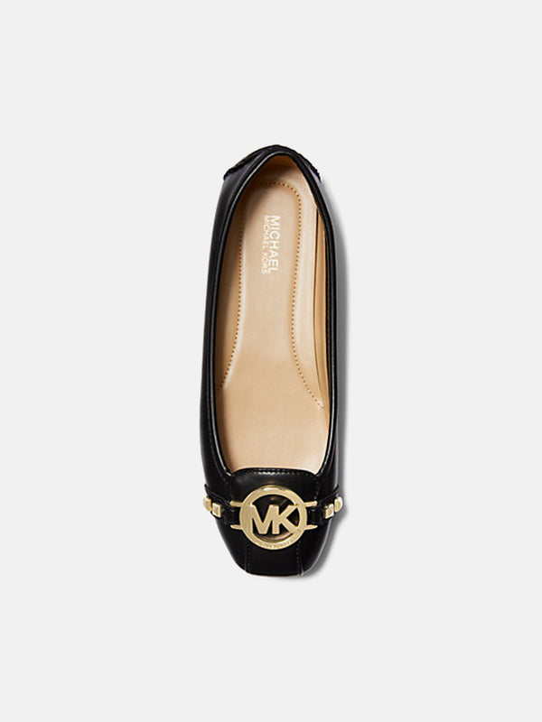 Michael Kors Fulton Faux Leather Moccasin - Black