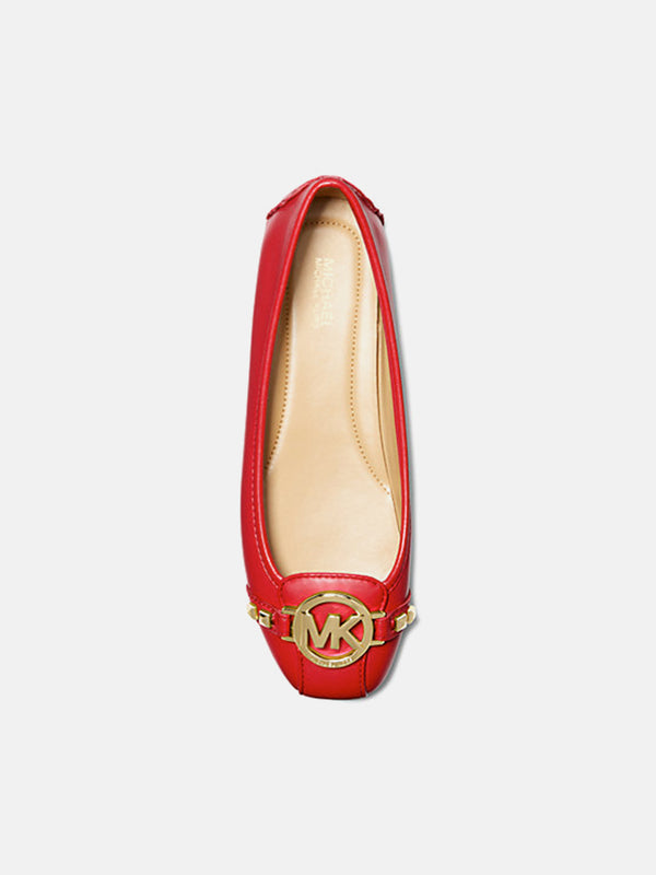 Michael Kors Fulton Faux Leather Moccasin - Bright Red