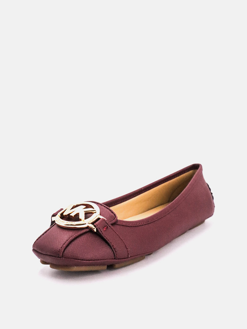 Michael Kors Fulton Faux Leather Moccasin - Maroon