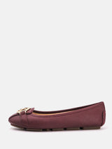 Michael Kors Fulton Faux Leather Moccasin - Maroon