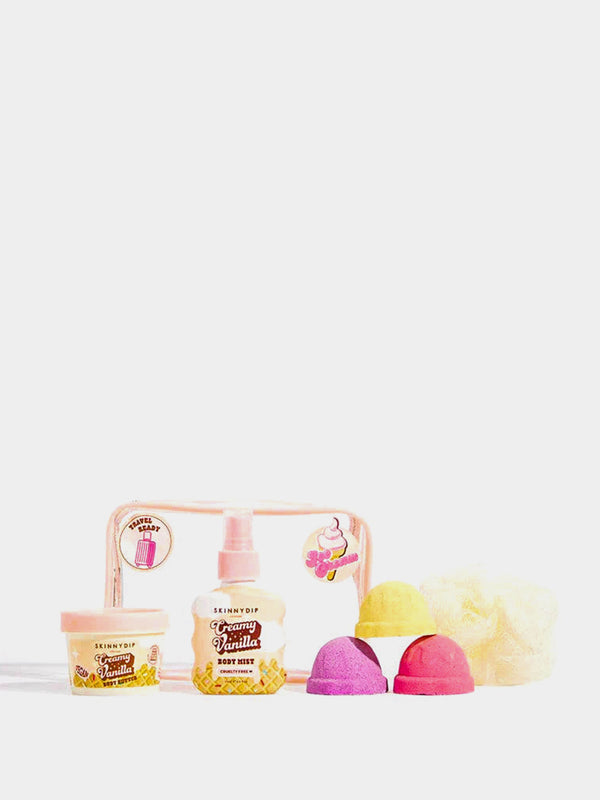 Skinny Dip London Vanilla Travel Set