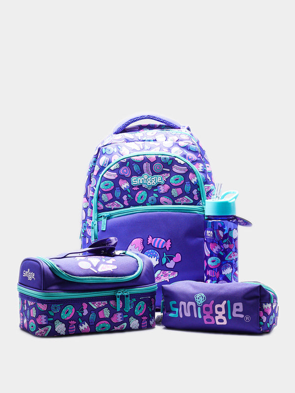 Smiggle Sweet Treats School Essentials Set - Purple