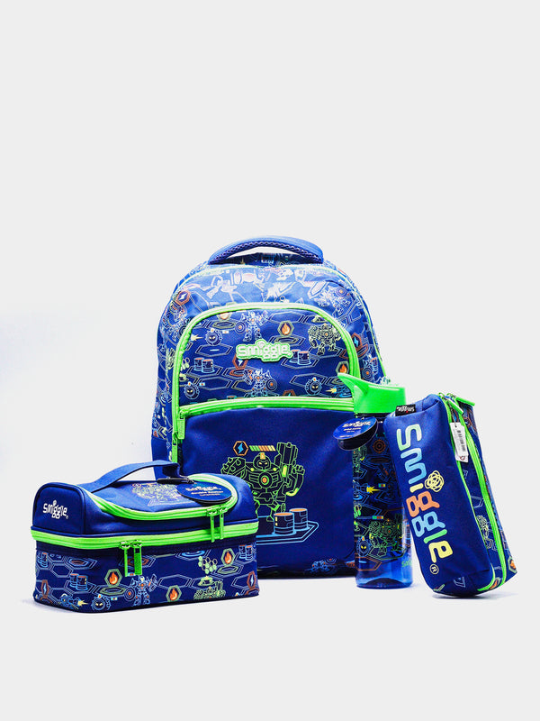 Smiggle Robo-Tech School Essentials Set - Blue