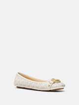 Michael Kors Fulton Faux Leather Moccasin - White