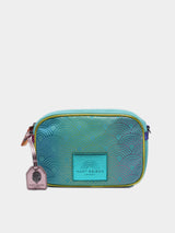 Kurt Geiger London Fan Print Camera Bag - Green Combination