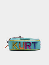 Kurt Geiger London Fan Print Camera Bag - Green Combination