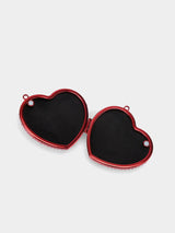 Kurt Geiger London Micro Heart Clutch Bag - Purple