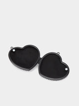 Kurt Geiger London Micro Heart Clutch Bag - Black