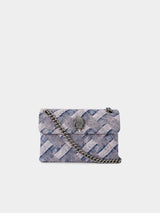 Kurt Geiger London Mini Denim Kensington Bag - Denim