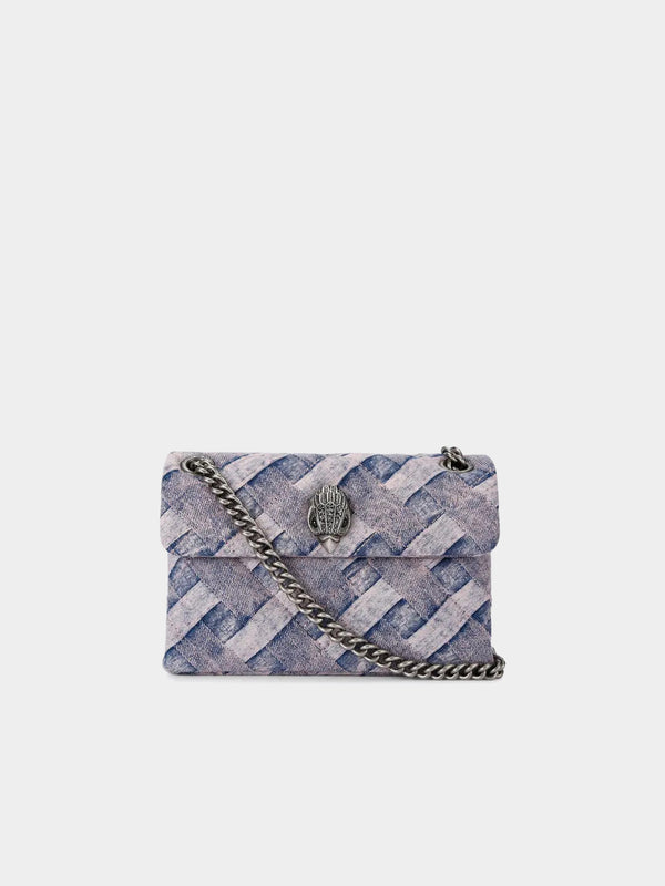Kurt Geiger London Mini Denim Kensington Bag - Denim
