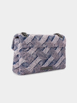 Kurt Geiger London Mini Denim Kensington Bag - Denim