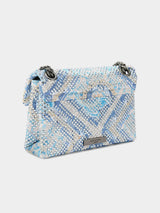 Kurt Geiger London Mini Fabric Kensington Bag - Blue / Pal. C