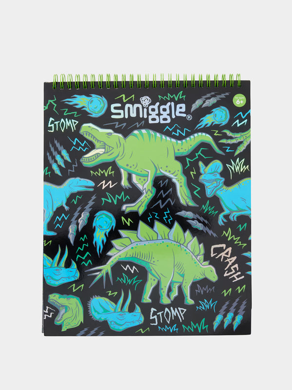 Smiggle Super Charge Scratch Book For Boys