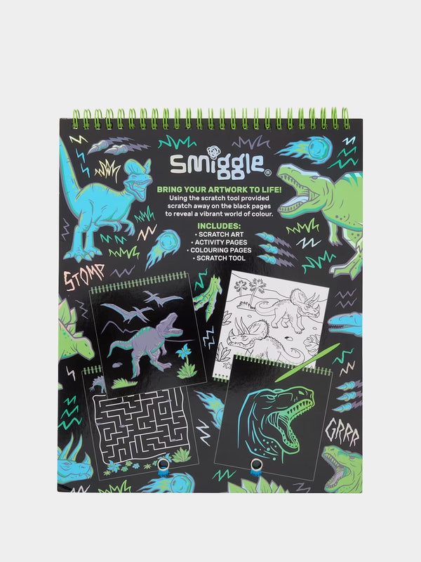 Smiggle Super Charge Scratch Book For Boys