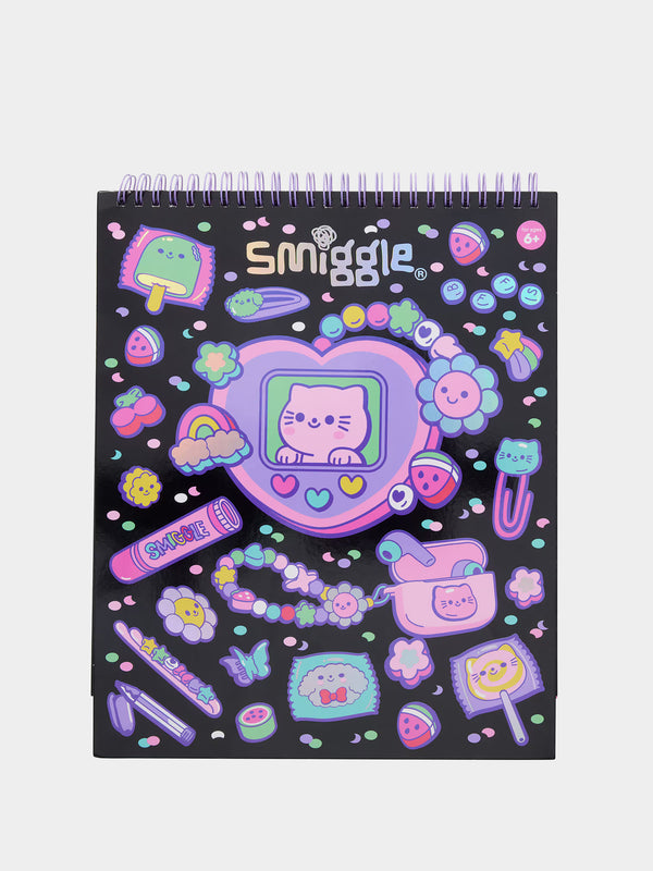 Smiggle Super Charge Scratch Book For Girls