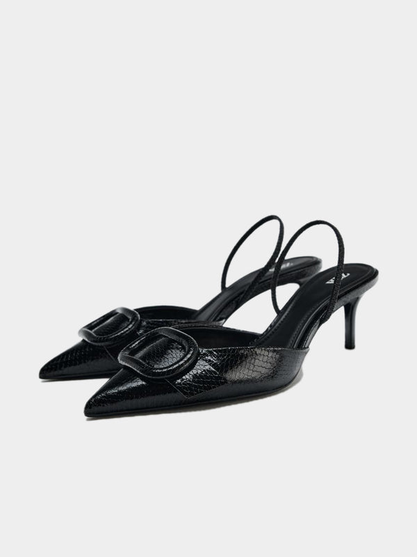 Zara Stile Mules - Black