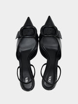 Zara Stile Mules - Black