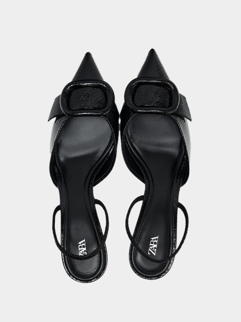 Zara Stile Mules - Black