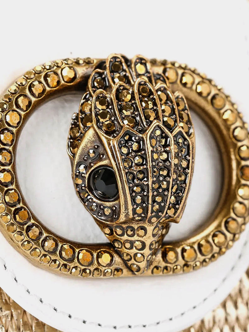 Kurt Geiger London Micro Chelsea Hobo Bag - Gold Combination