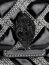 Kurt Geiger London Mini Drench Kensington Bag - Black / White