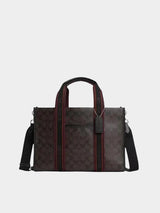 Coach Smith Tote In Signature Canvas - Brown Multi