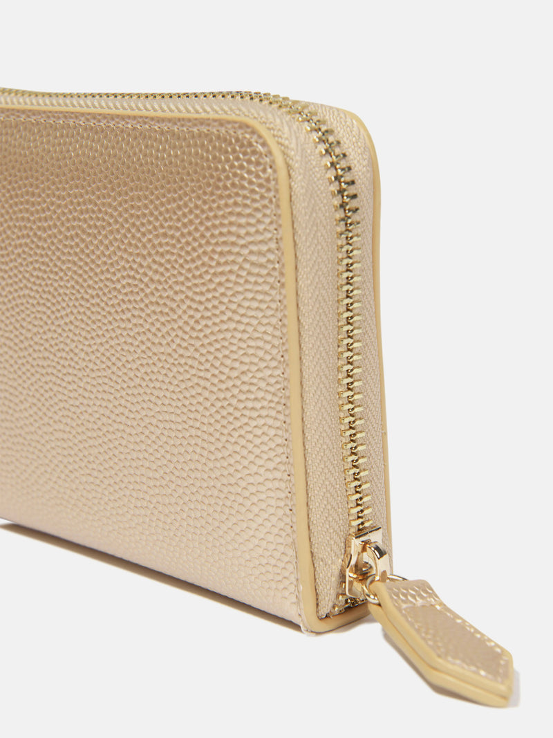 Valentino Bags Divina Zip Around Wallet - Gold