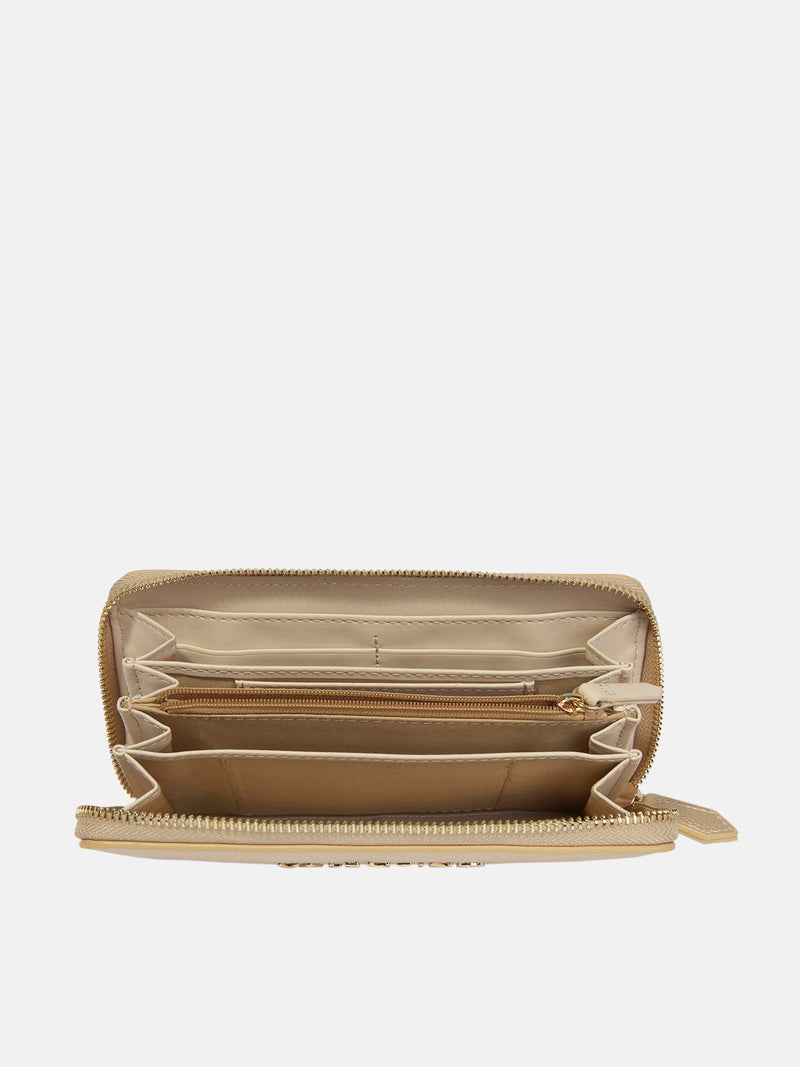 Valentino Bags Divina Zip Around Wallet - Gold
