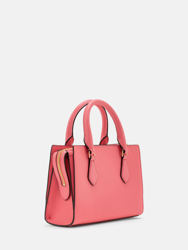 Michael Kors Sheila Center Zip Satchel Small - Tea Rose