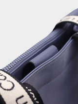 Calvin Klein Logo Strap Nylon Tote - Slate Blue