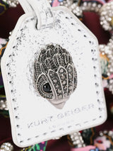 Kurt Geiger London Small Macrame Crystal Bag - Wine Combination