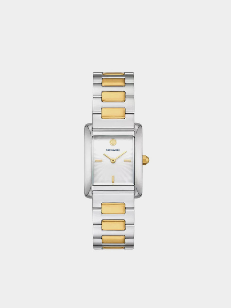 Tory Burch Women's The Eleanor Two-Tone Stainless Steel Bracelet Watch 24mm